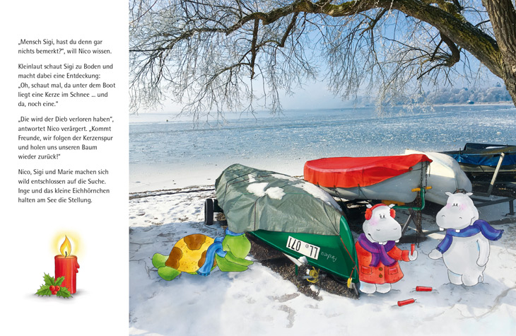 Die Freunde vom See und der gestohlene Christbaum