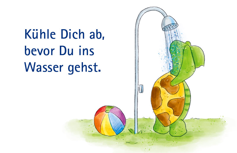 Die Freunde vom See auf Schatzsuche