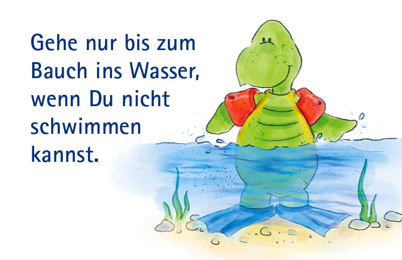 Die Freunde vom See auf Schatzsuche