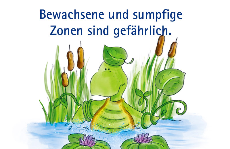 Die Freunde vom See auf Schatzsuche