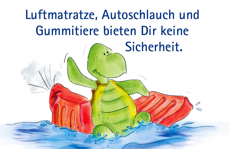Die Freunde vom See auf Schatzsuche