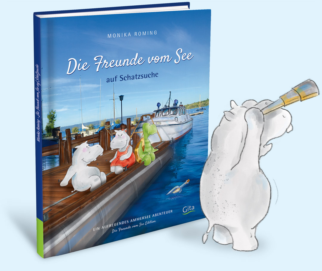 Die Freunde vom See auf Schatzsuche