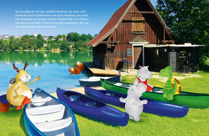 Die Freunde vom See und die mutige Rettung