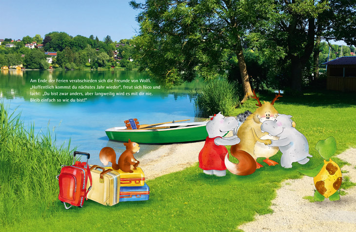 Die Freunde vom See und die mutige Rettung